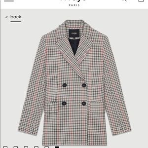 Brand new Maje wool blend blazer